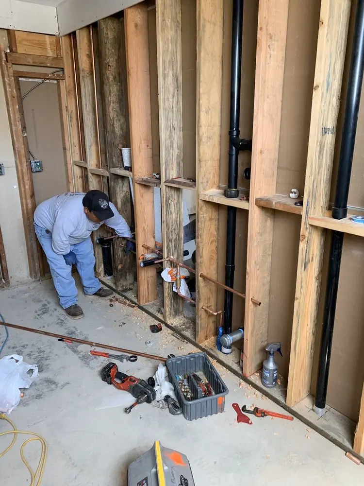 Commercial rough-in plumbing for Gas Line Repair in Marathon